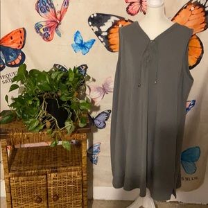 Knit dress beautiful sage green color